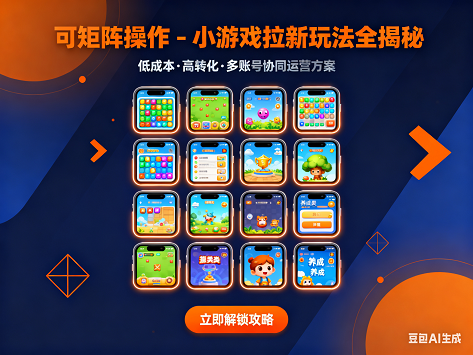 小游戏自撸拉新项目,凭借黑科技实现全自动运营,可矩阵操作【玩法揭秘】.png 小游戏自撸拉新项目,凭借黑科技实现全自动运营,可矩阵操作【玩法揭秘】.png