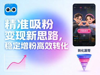 QQ短视频交友配对项目，精准吸粉变现新思路，稳定增粉高效转化