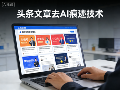 头条文章去AI痕迹技术,助力写出爆款文章,自媒体领域AI写作技术