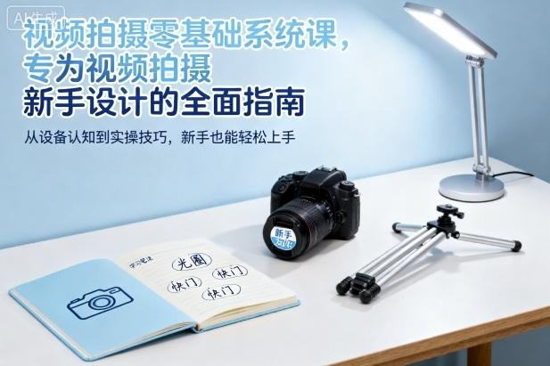 视频拍摄零基础系统课,专为视频拍摄新手设计的全面指南 视频拍摄零基础系统课,专为视频拍摄新手设计的全面指南