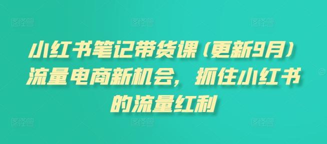 小红书笔记带货新机遇、流量电商红利期、抓住六月风口实现增长