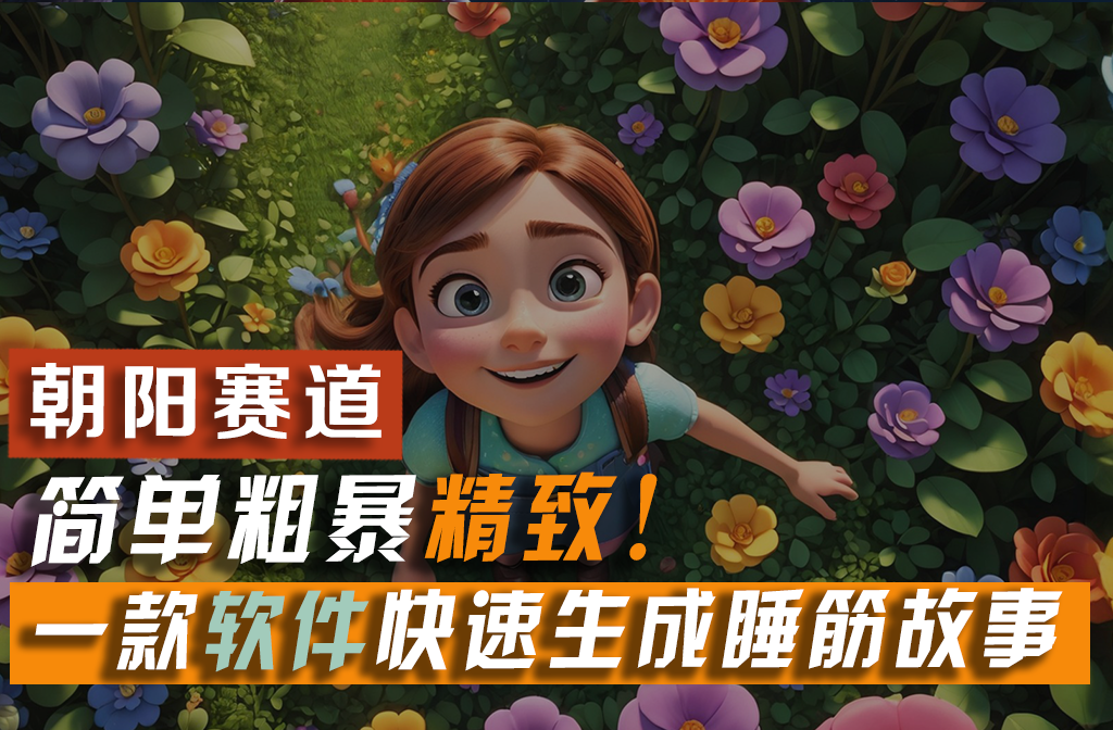 <span style='color:#078a00'>利用一款软件5分钟一条爆款睡筋故事，简单粗暴精致！小白月入</span>