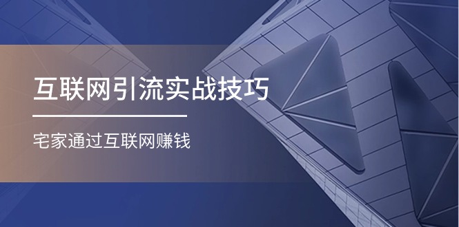 <span style='color:#001aff'>互联网引流实操技巧(适合微商，吸引宝妈)，宅家通过互联网赚钱（17节</span>