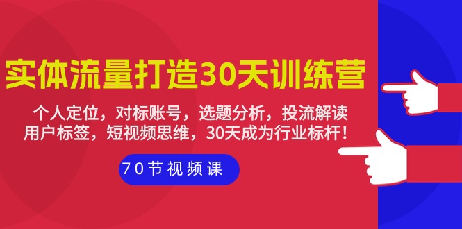 <span style='color:#ff0000'>实体-流量打造-30天训练营：个人定位，对标账号，选题分析，投流解读-70节</span>