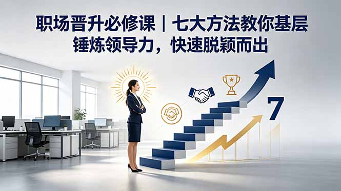 <span style='color:#ff0000'>付费文章：职场晋升必修课｜七大方法教你基层锤炼领导力，快速脱颖而出</span>