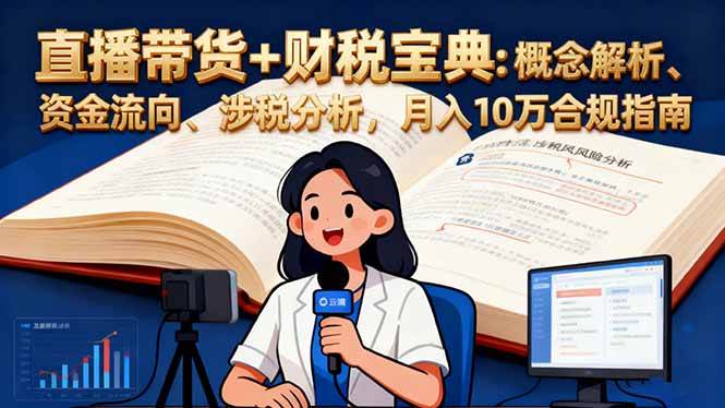 直播带货财税合规指南:概念解析、资金流向与涉税分析,助力业务稳健发展