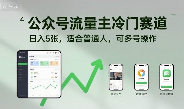 公众号小众运营方向解析:适合个人操作,实现稳定收益的实践路径
