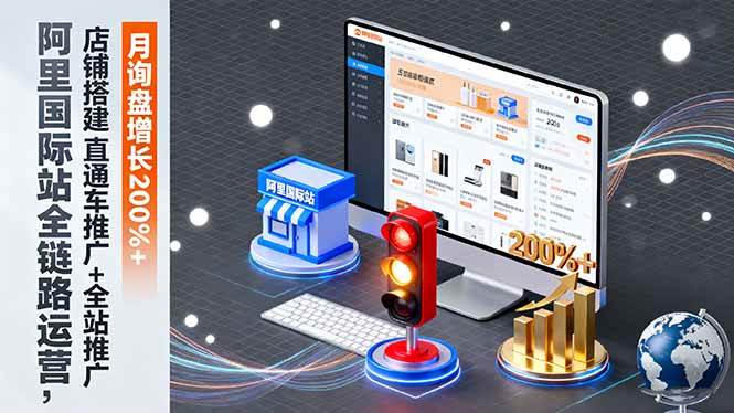 阿里国际站运营实战指南:店铺搭建与推广策略解析,有效提升询盘数量