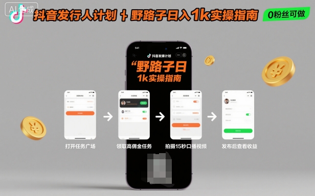 抖音创作者计划新策略:手机在手随时操作,轻松掌握实用技巧