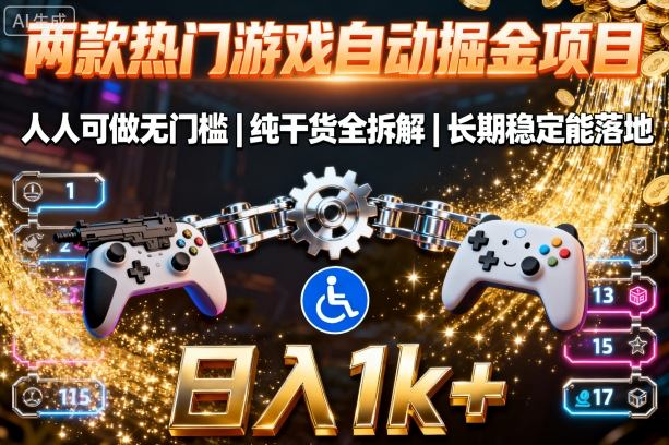 两款热门游戏自动操作项目详解:零门槛入门指南与实操步骤,实现稳定长期收益