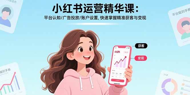 小红书运营核心指南：平台规则解析、广告投放策略与账户优化，助力高效获客与业务增长