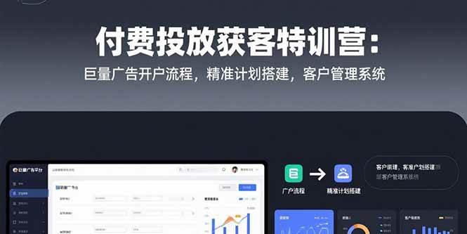 巨量广告开户流程详解：精准计划搭建策略与客户管理系统高效应用指南