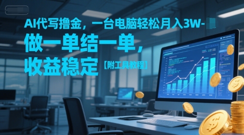 电脑AI代写操作指南：任务结算流程与工具使用教学，实现稳定收入