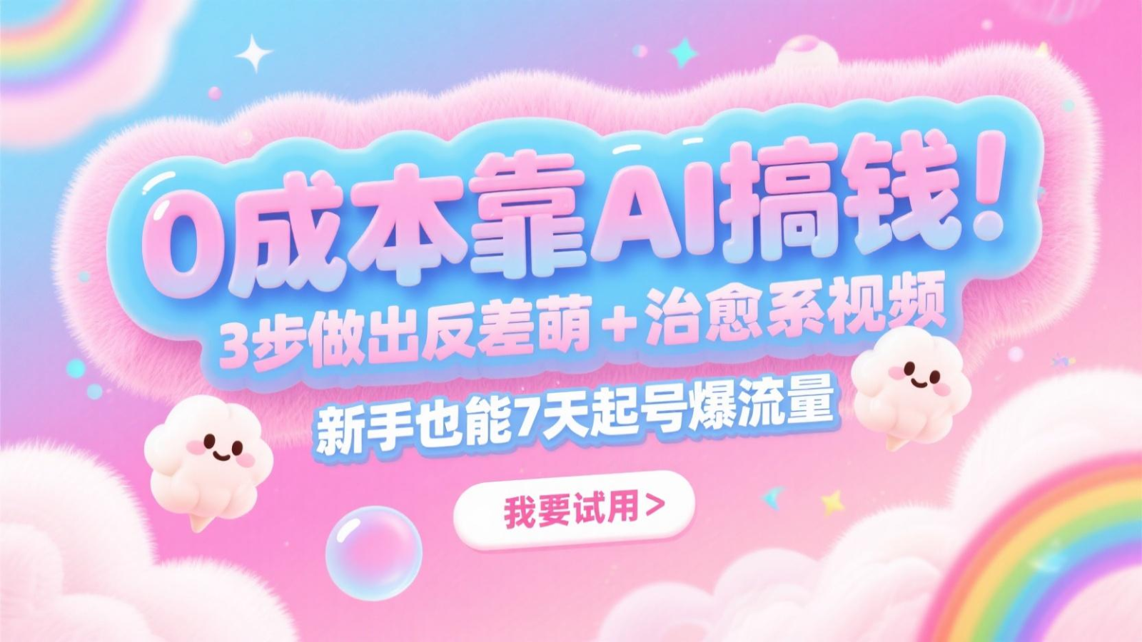 AI助力创作反差萌治愈视频：三步掌握制作技巧，新手也能快速打造流量内容