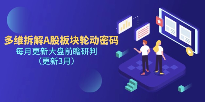 多维拆解A股板块轮动规律，月度更新大盘趋势研判，提供前瞻市场分析