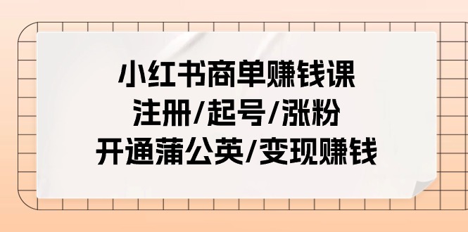 小红书运营实战指南：从账号注册到内容创作，掌握平台规则与涨粉技巧