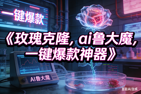 AI辅助内容创作工具使用指南：从玫瑰克隆到爆款生成的操作解析