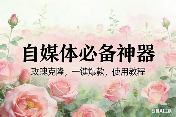 玫瑰克隆与AI鲁班工具操作详解：自媒体内容创作高效技巧与步骤指南