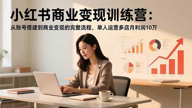 (16698期)小红书商业变现训练营:从账号搭建到商业变现的完整流程,单人运营多店月利润10万 (16698期)小红书商业变现训练营:从账号搭建到商业变现的完整流程,单人运营多店月利润10万