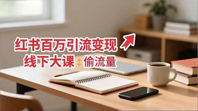 (16661期)小红书百万引流变现-11月线下大课:分享从0到百万引流路径,手把手教偷流量、拿结果 (16661期)小红书百万引流变现-11月线下大课:分享从0到百万引流路径,手把手教偷流量、拿结果