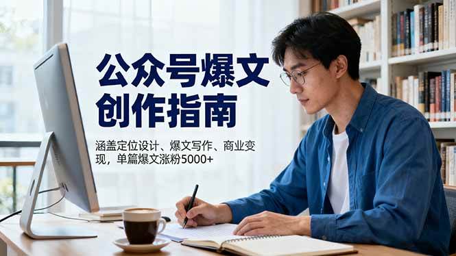 (16380期)公众号爆文创作指南,涵盖定位设计+爆文写作+商业变现,单篇爆文涨粉5000+ (16380期)公众号爆文创作指南,涵盖定位设计+爆文写作+商业变现,单篇爆文涨粉5000+