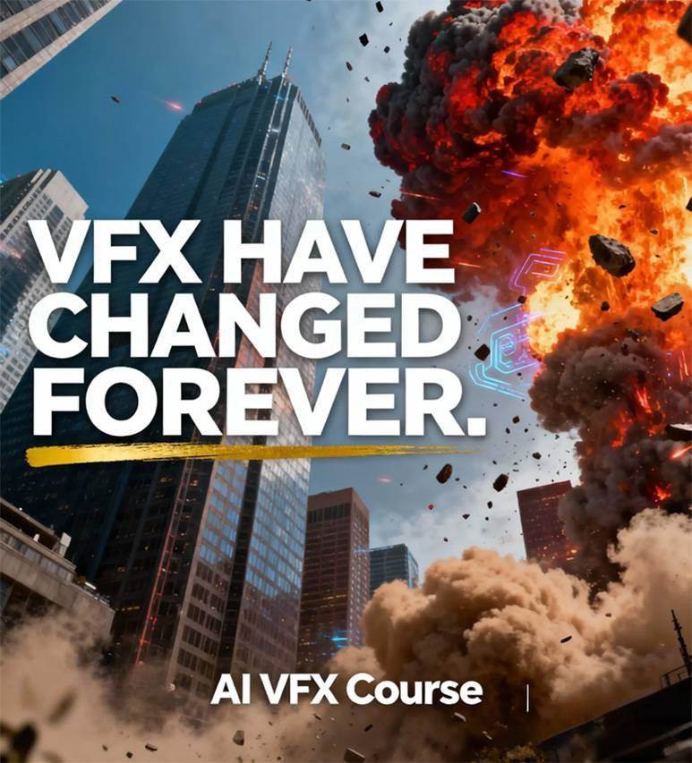 (17212期)AI视觉特效(AI VFX)实战课:运用前沿工具高效制作电影级爆炸、火焰、烟雾、环境和角色特效(2) (17212期)AI视觉特效(AI VFX)实战课:运用前沿工具高效制作电影级爆炸、火焰、烟雾、环境和角色特效(2)