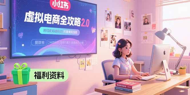 (15387期)虚拟电商全攻略2.0,开店选品实操流程,账号定位、货源发布、笔记发布技巧 (15387期)虚拟电商全攻略2.0,开店选品实操流程,账号定位、货源发布、笔记发布技巧