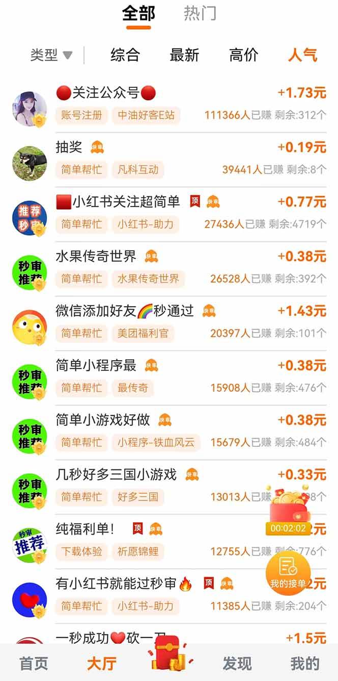 （14510期）零撸小项目免费分享 点赞助力 无任何门槛 手机随时可做 单日收益200＋（2）