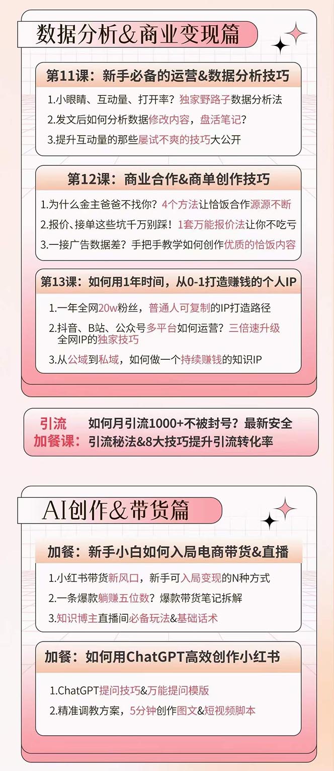 (10666期)小红书特训营12期:从定位 到起号、到变现全路径带你快速打通爆款任督二脉(5) (10666期)小红书特训营12期:从定位 到起号、到变现全路径带你快速打通爆款任督二脉(5)