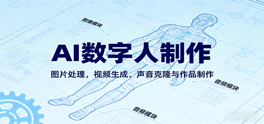 AI永生数字人制作教程:图片处理,视频生成、声音克隆与作品制作