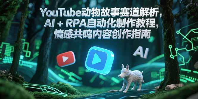 YouTube动物故事赛道解析,AI+RPA自动化制作教程,情感共鸣内容创作指南 YouTube动物故事赛道解析,AI+RPA自动化制作教程,情感共鸣内容创作指南