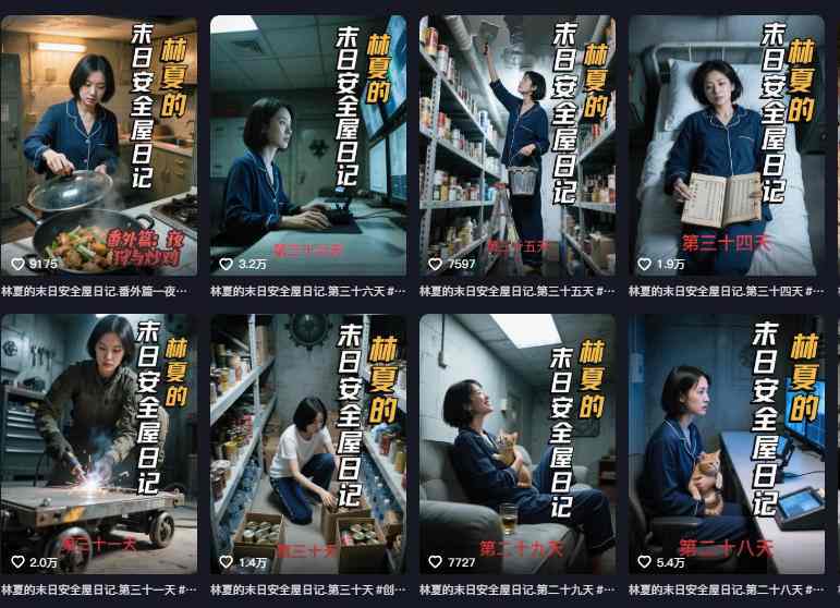 十个作品涨粉近20W！用AI制作末日安全日记连载，日入4位数，评论区爆肝求更新（附详细步骤）（2）