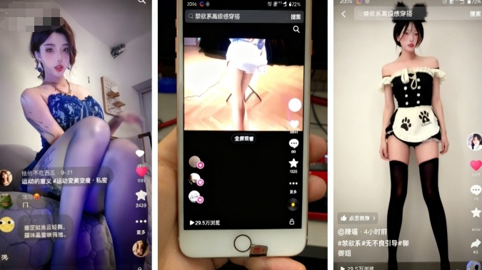 11月最新抖音快手美女起号技术，抖音素材混剪+快手搬运二创（2）