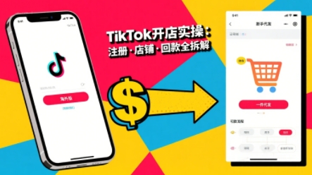 TikTok从开店到投流的进阶课,从基础实操到高阶技巧一网打尽 TikTok从开店到投流的进阶课,从基础实操到高阶技巧一网打尽