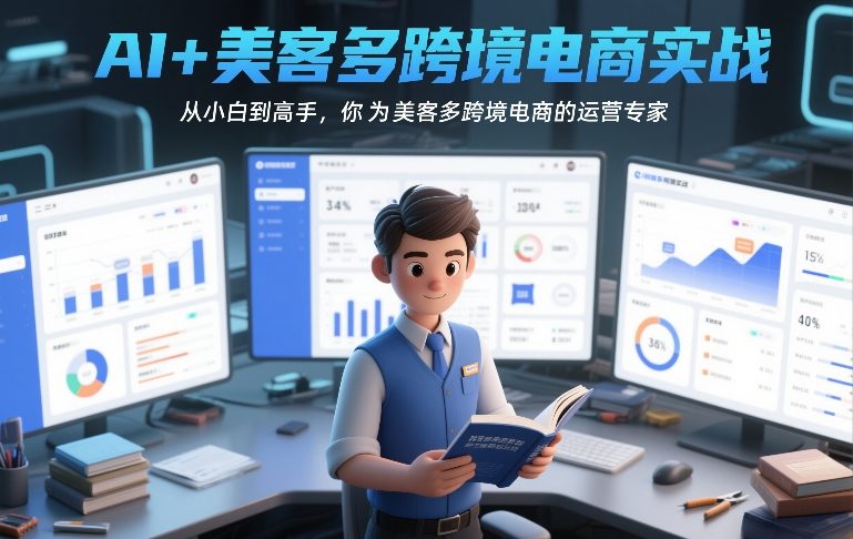 AI赋能美客多实战、从小白进阶高手、成就跨境电商运营专家