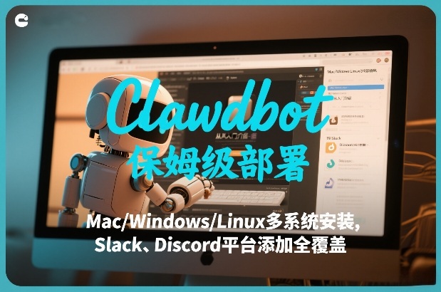 Clawdbot保姆级部署、从入门介绍、Mac/Windows/Linux多系统安装、到Slack、Discord平台添加全覆盖