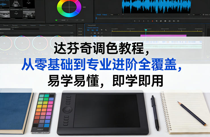 零基础入门达芬奇调色、系统掌握专业进阶技巧、即学即用成就调色高手