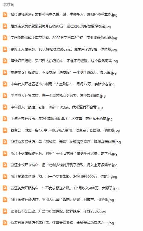 （9607期）真实有效391套商业模式，年入几十到几百万案例解析（电子书+视频+图文）（3）