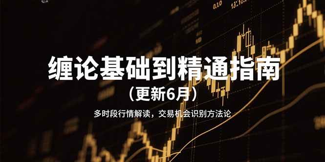 缠论基础到精通指南(更新6月)多时段行情解读,交易机会识别方法论