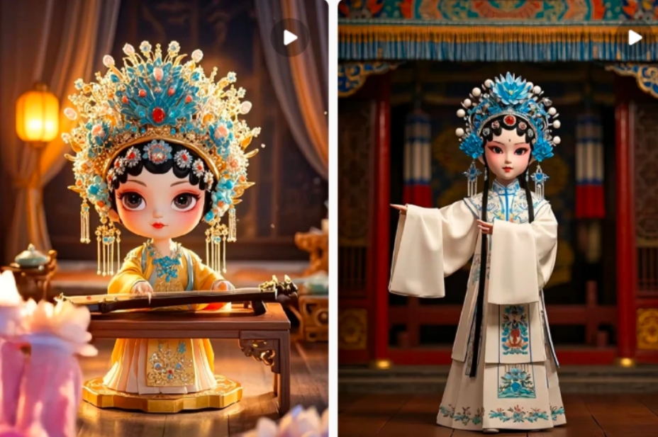 利用AI制做Q版古风娃娃视频,只需三步新手也能做出流量好到爆(附教程+提示…(2) 利用AI制做Q版古风娃娃视频,只需三步新手也能做出流量好到爆(附教程+提示…(2)