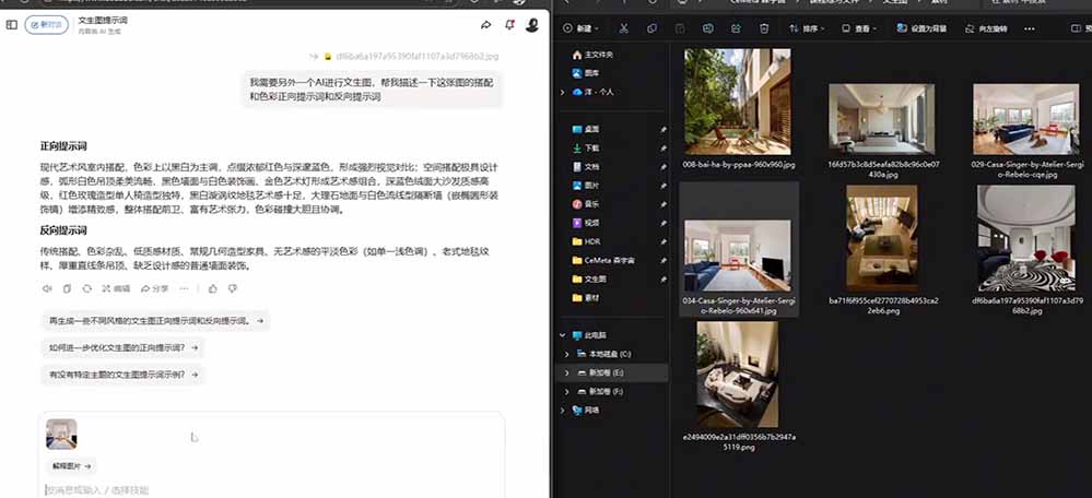 AI效果图教学，文生图图生图，FLUX生成家具摄影（3）