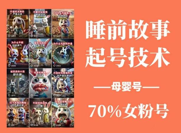 (14546期)AI动画制作项目玩法教程,睡前故事短视频原创课程,涵盖AI文案生成、智能配音、视频剪辑技术,零基础轻松上手(2) (14546期)AI动画制作项目玩法教程,睡前故事短视频原创课程,涵盖AI文案生成、智能配音、视频剪辑技术,零基础轻松上手(2)