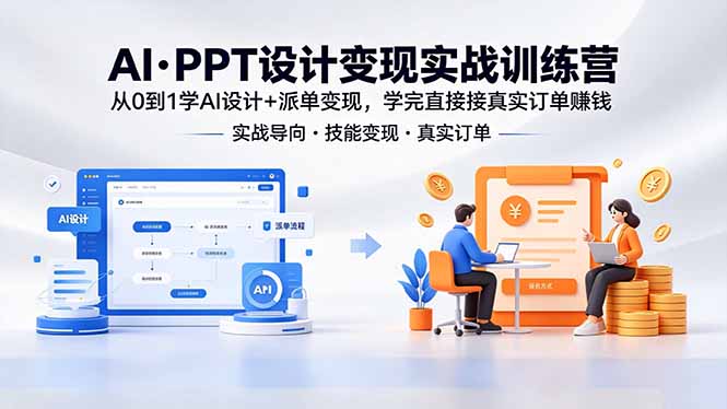 <span style='color:#ff0000'>AI·PPT设计变现实战训练营，从0到1学AI设计+派单变现，学完直接接真实订单赚钱</span>