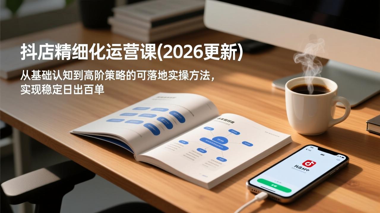 <span style='color:#a100e0'>抖店精细化运营课(更新5月)，从基础认知到高阶策略的可落地实操方法，实现稳定日出百单</span>
