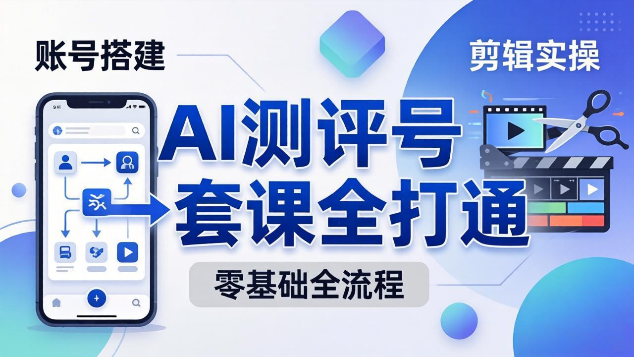 <span style='color:#bd7800'>零基础起步怎么做AI测评号?账号搭建、爆款文案、剪辑实操、涨粉变现,一套课全打通</span>