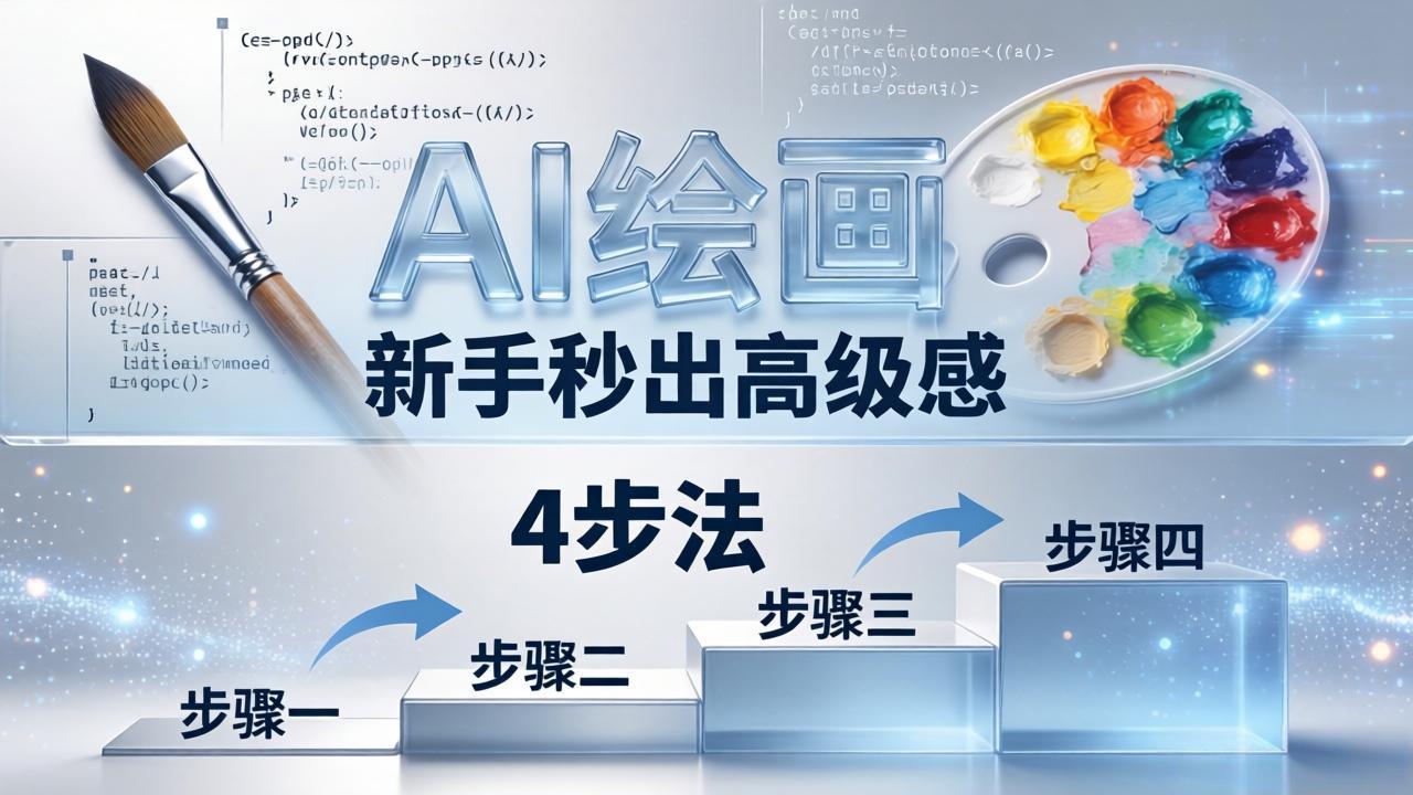 <span style='color:#ff0000'>AI绘画入门别再硬磕了!即梦4步法:万能提示词公式+BRTR框架,新手秒出高级感</span>