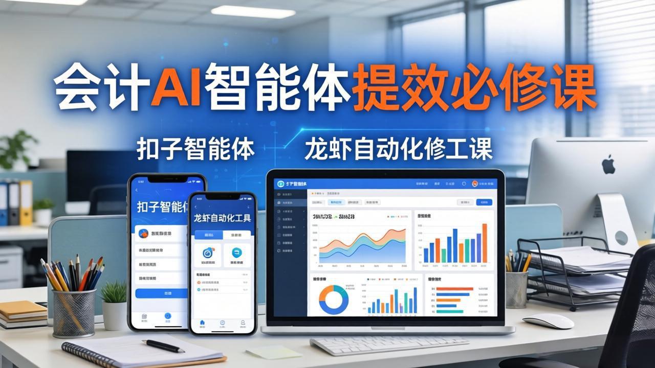 <span style='color:#a100e0'>财务会计AI智能体提效必修课:扣子智能体+龙虾自动化+报表分析,一站式提升财务工作效率</span>