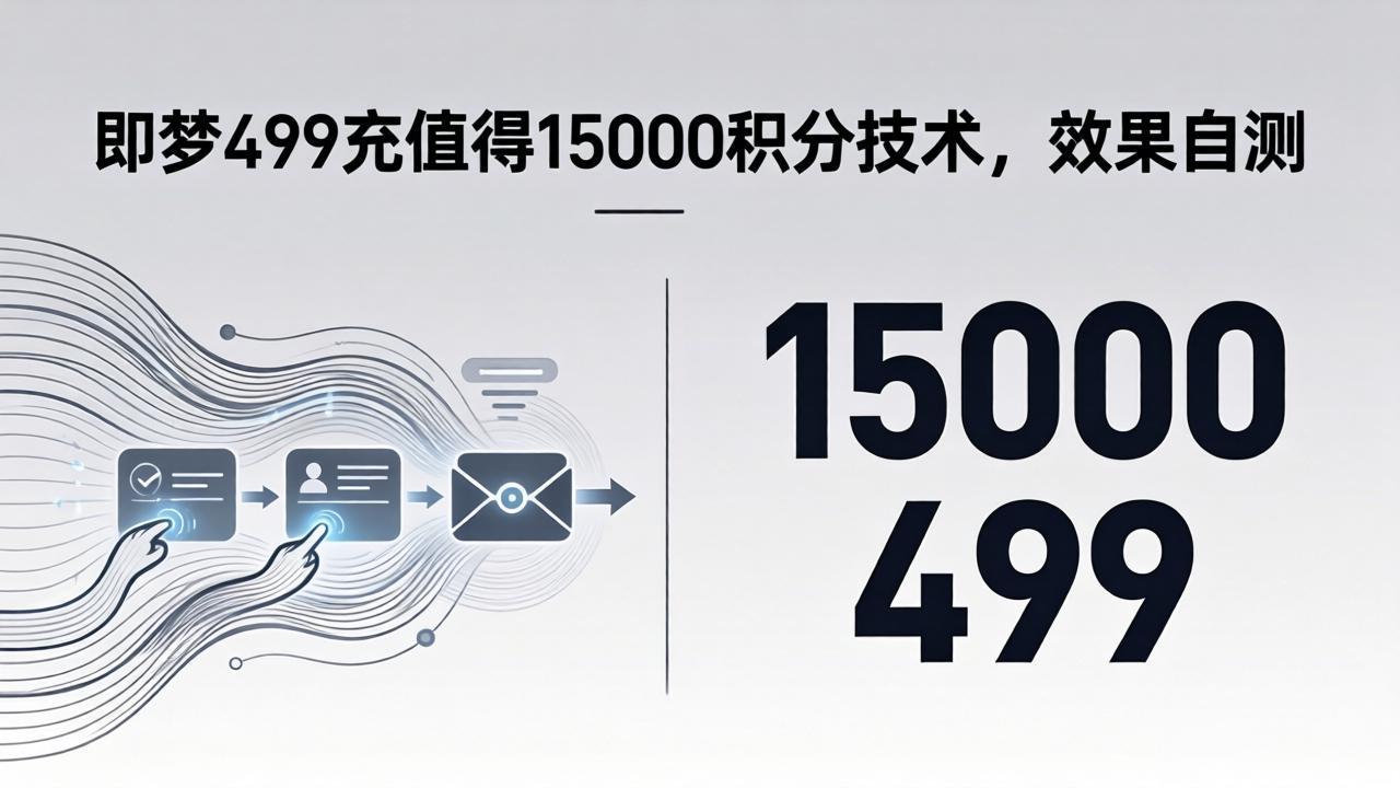 <span style='color:#078a00'>即梦499充值得15000积分技术，效果自测</span>