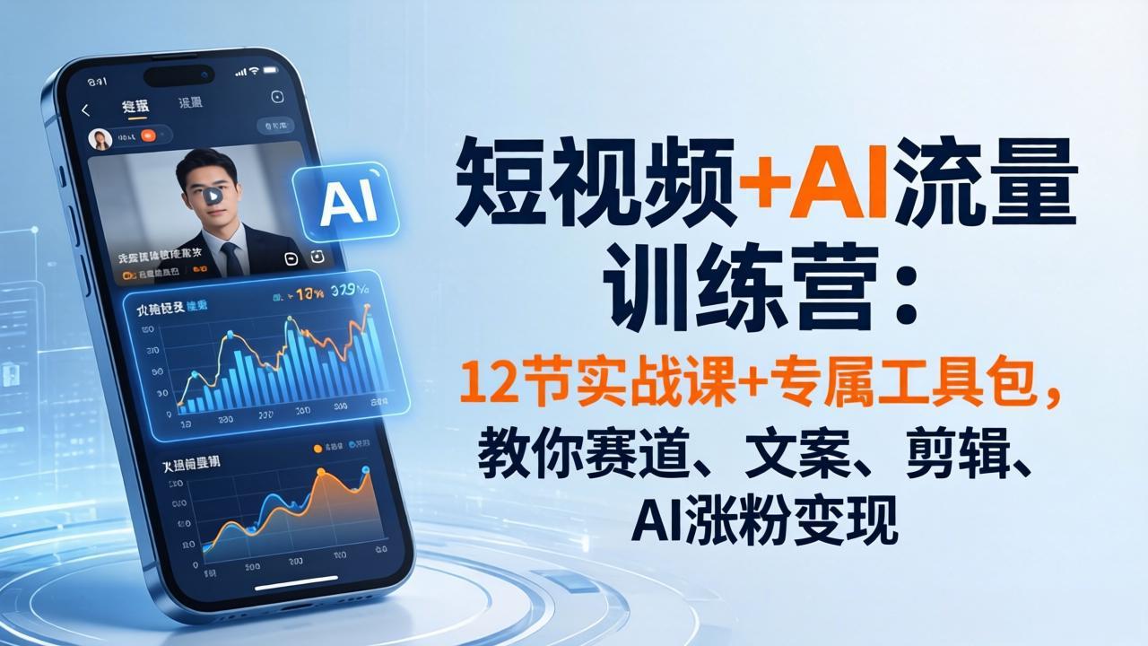 <span style='color:#a100e0'>短视频+AI流量训练营：12节实战课+专属工具包，教你赛道、文案、剪辑、AI涨粉变现</span>