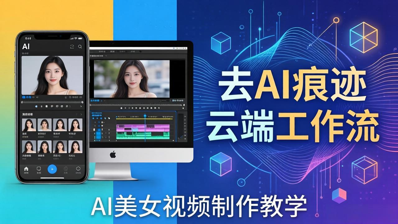 <span style='color:#ff0000'>AI美女视频制作教学：去AI痕迹，云端工作流出图，手机电脑均可，不需要配置</span>